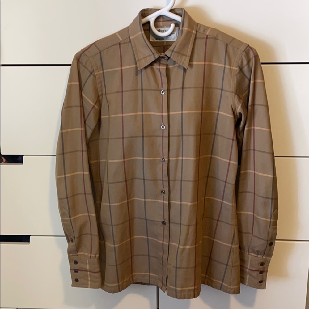 VINTAGE Burberry Shirt circa 1980’s